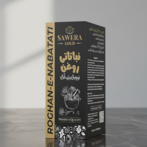 Sawera Gold Roghan-e-Nabatati | Herbal Hair Oil for Growth & Strength | TasneemCosmetics.pk